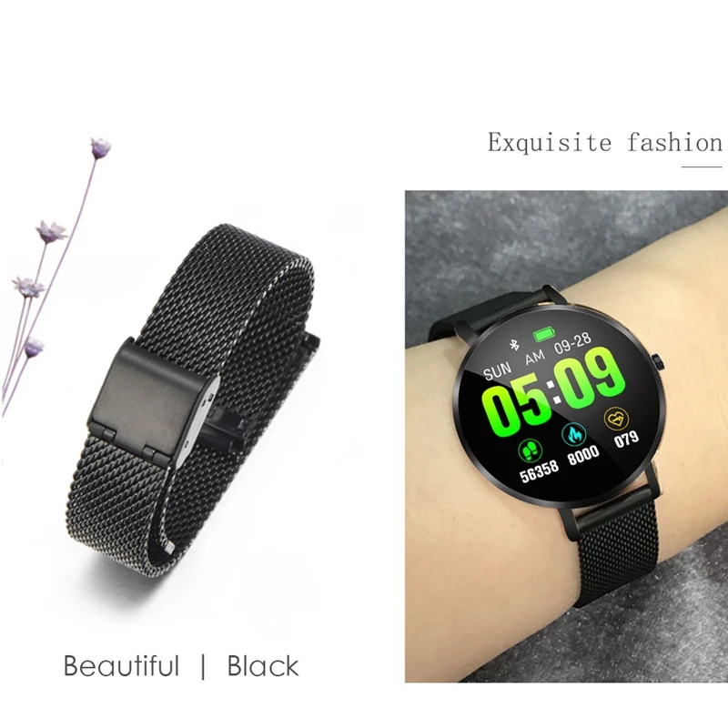 New Smart Watch F25 Smart Bracelet Full Screen Contact GPS Tracker Heart Rate Blood Pressure Step Smart Bracelet Sports Waterpro