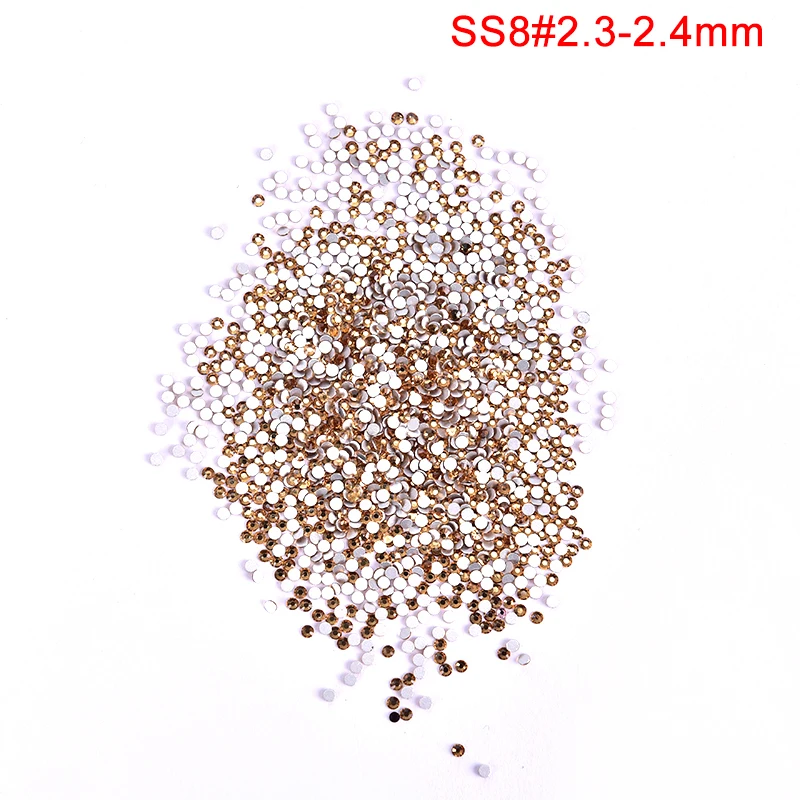1Bag Fix Rhinestones For Nail Art Decoration Shoes And Dancing Decoration Super Glitter Flatback Multicolor Non Hot