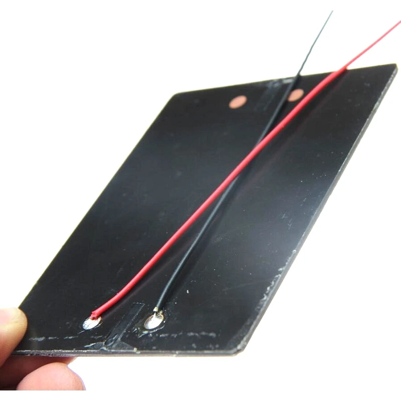 1,3 W 5V солнечных батарей+ 15 см кабель модуля солнечной батареи поликристаллический кремний Pet панель солнечных батарей для DIY солнечной энергии Зарядное устройство 110*80*3 мм