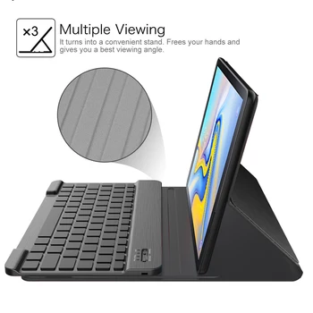 

2020 Portable Shockproof Heat Dissipation Tablet Bag Touchpad Bluetooth Keyboard Holster Non-Slip Wireless Charging Keyboard