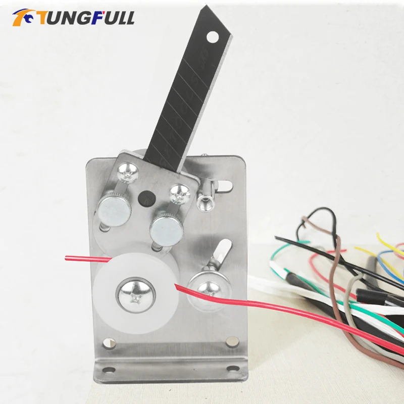 

Mini Wire Stripping Machine DIY 2-35MM2 Waste Cables Stripper With Tungsten Steel Blade Portable Manual Cable Peeling Machine