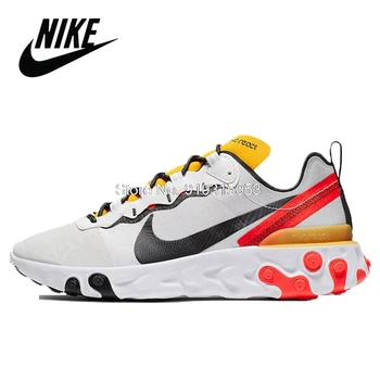 

Nike React Element 87 “Orange Peel” Men's ESSENTIAL Running Shoes Sport Breathable Outdoor Sneakers