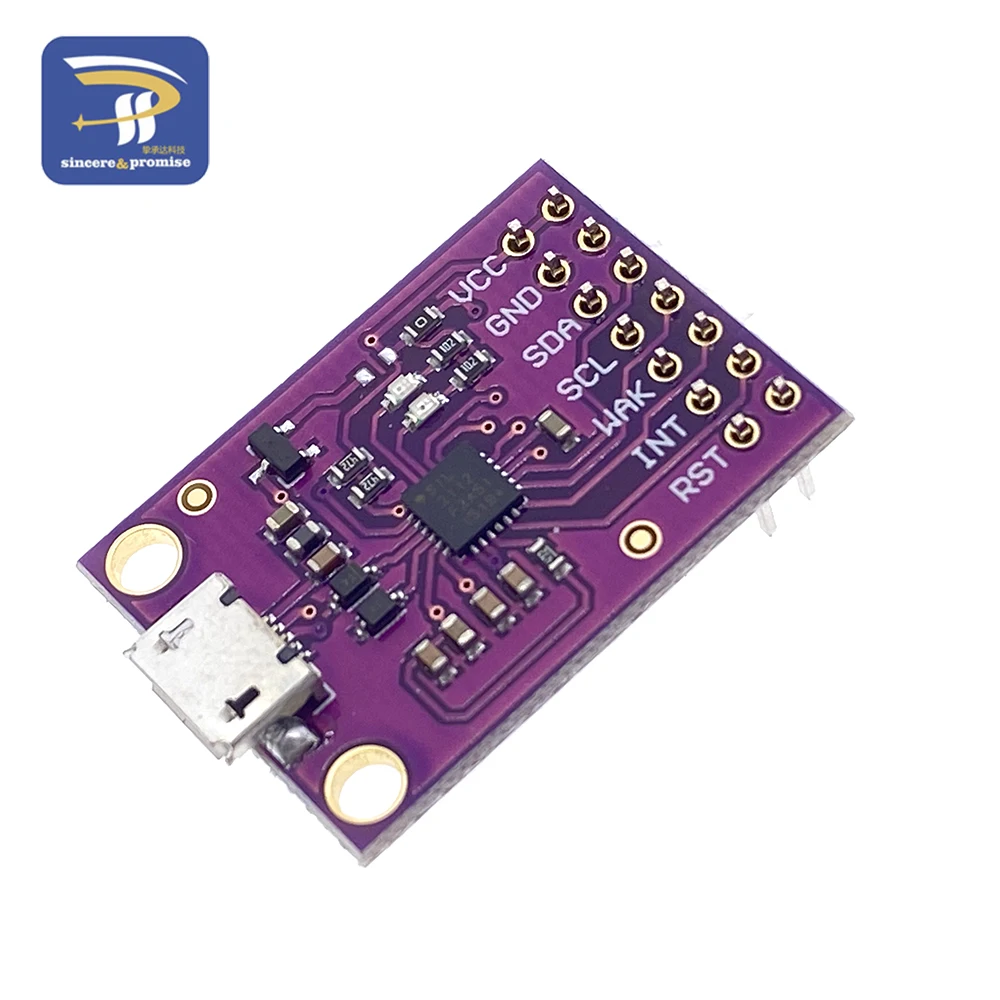 CP2112 плата отладки USB для SMBus I2C Модуль связи 2 0 MicroUSB 2112 оценочный комплект CCS811