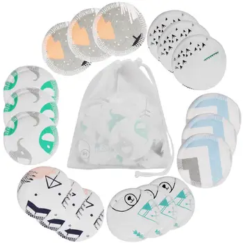 

12Pcs Reusable Cotton Pads Facial Makeup Remover PadsDouble Layer Wipe Pads Nail Art Cleaning Puff Washable Makeup Remover Tool