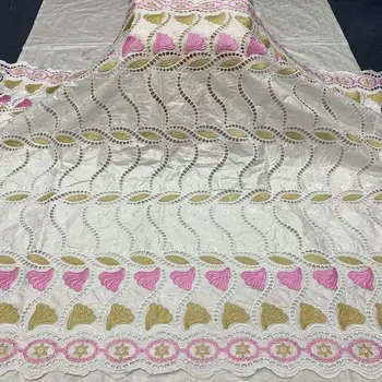 

2020 New Arrival African Bazin Riche Fabric with Brode Embroidery Lace / Bazin Riche Dress Material Nigerian