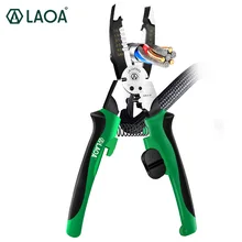 

LAOA 9inch Multifunctional Needle Nose Pliers Wire Stripper Cable Cutter Clamp Electrician pliers CR-V