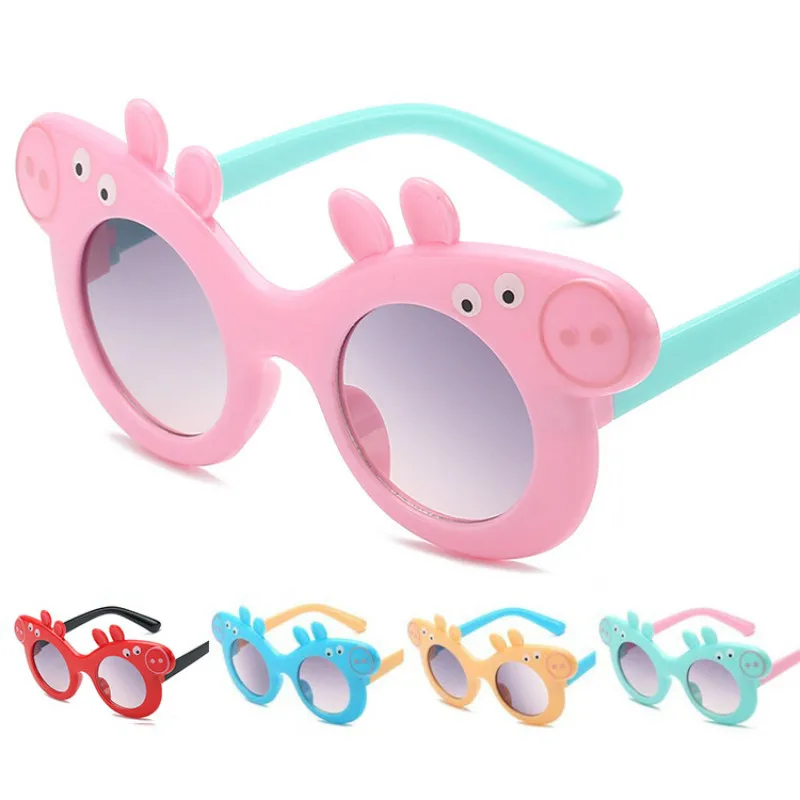 Peppa Pig George Sunglasses Children UV Protection Cartoon Character Family Sunglasses 3-8 Years Old Boys and Girls Gift Toys afbeelding