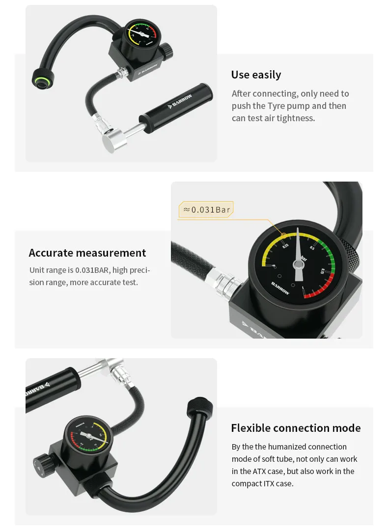 Aperto Pressão Ferramenta Airtightness Detector Teste Sistema Computador GJQM-01