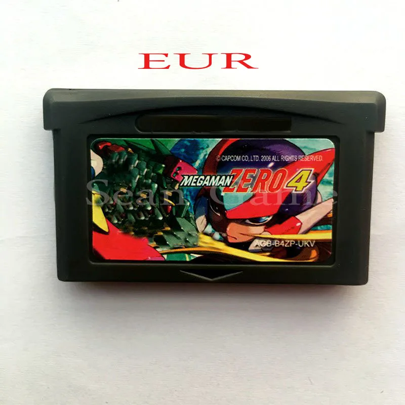 32 Bit EUR портативная консоль видео игровая карта-картридж Megaman Zero 1/Megaman Zero2/Megaman Zero 3 4 версия первая коллекция - Цвет: Megaman Zero 4