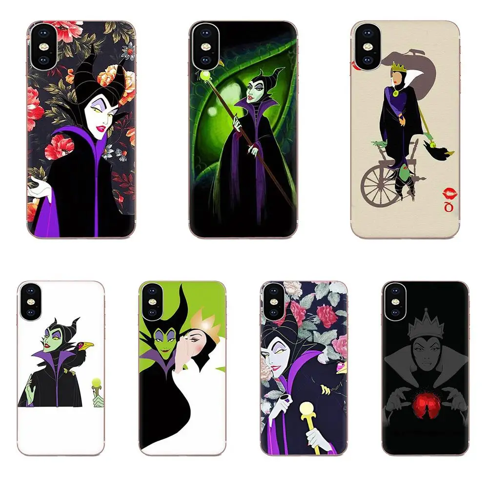 Silicone Case For Galaxy Note 10 A10E A10S A20S A30S A40S A50S A6S A70S A730 A8S M10S M30S Lite Plus Snow White Berry Maleficent | Мобильные