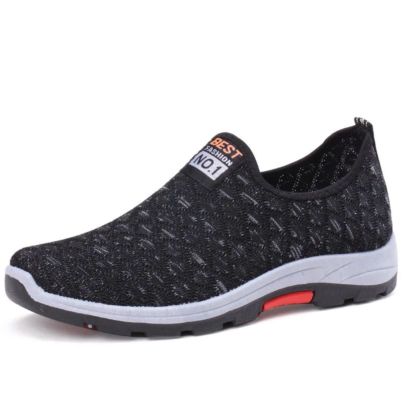 

Summer Mesh Men Casual Shoes Breathable Slip on Mens Loafers Lightweight Sneakers Men Non-slip Walking Shoes Zapatillas Hombre