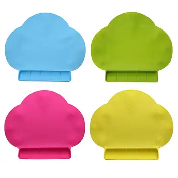 

Waterproof Children Place Mat Portable Reusable Baby Dining Plate Silicone Placemat Suction Plate