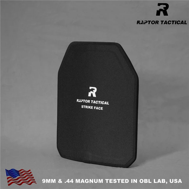 Raptor Tactical 10x12 Or 11x14 NIJ Level IIIA PE Bulletproof Ballistic Plate Level 3A Backpack Panel Against 9mm .44Mag 1 Piece 2