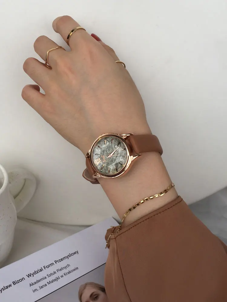 

Authentic Waterproof Watch Female Student Korean Simple Temperament Retro Watches