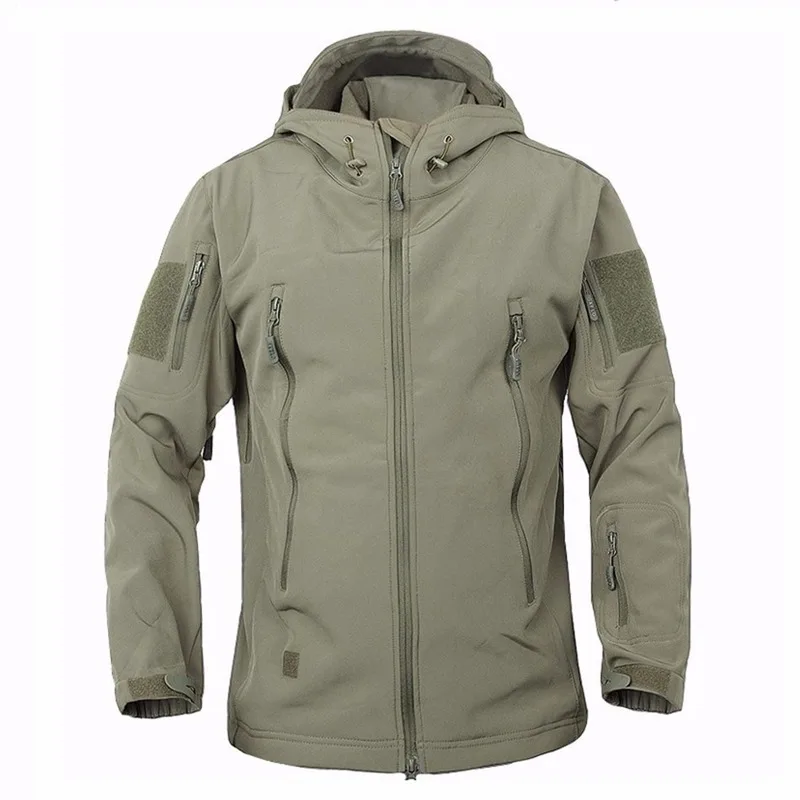 Shark Skin Soft Shell V5 Military Tactical Jacket Men Waterproof Windproof Soft Shell Windbreaker Camouflage Army Coats SA-8