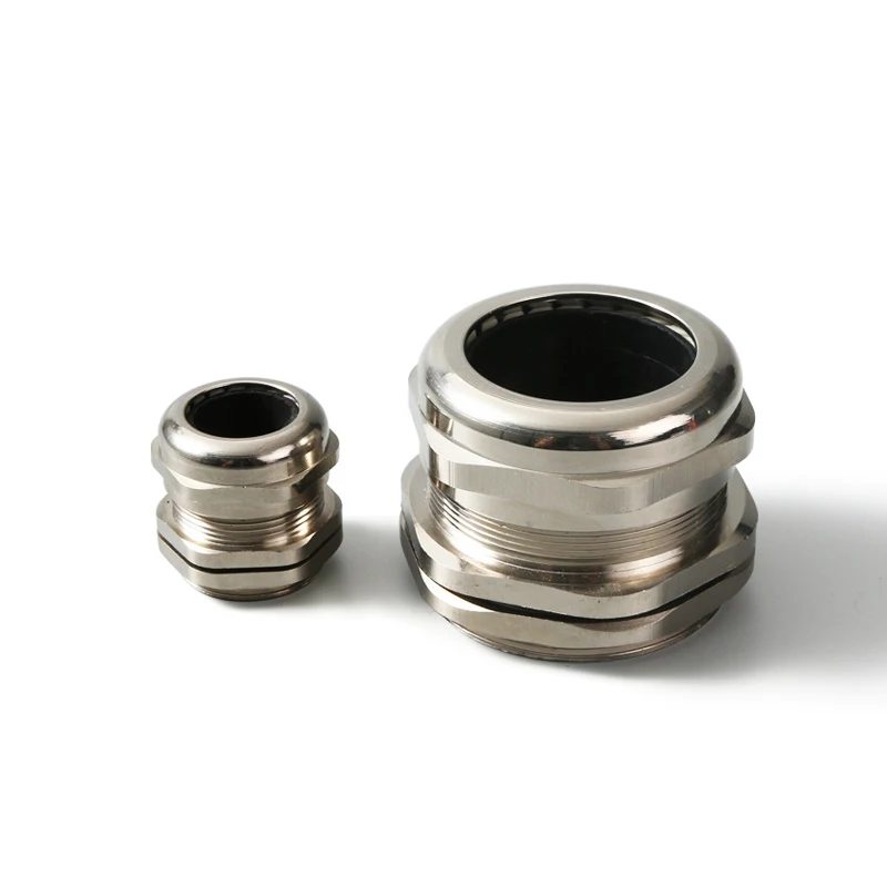 304 Stainless Steel Metal Electric Cable Gland Wire Fitting PG7/PG9/PG11/PG13.5/PG16/PG19/PG21/PG25 Waterproof Wire Connector