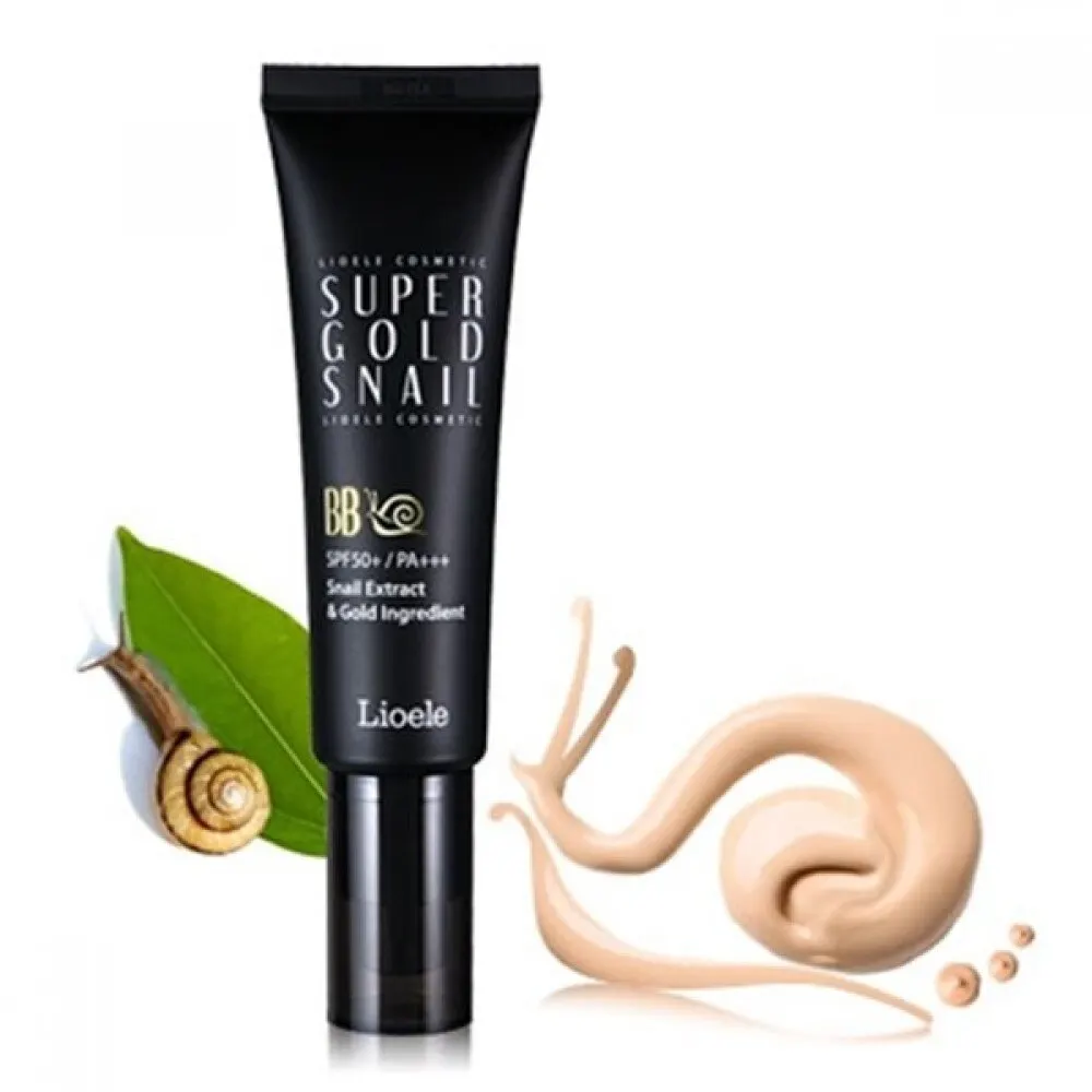 LIOELE ББ крем с экстрактом улитки и золотом 21тон Lioele Super Gold Snail BB SPF50 #21 Natural Beige 50мл |