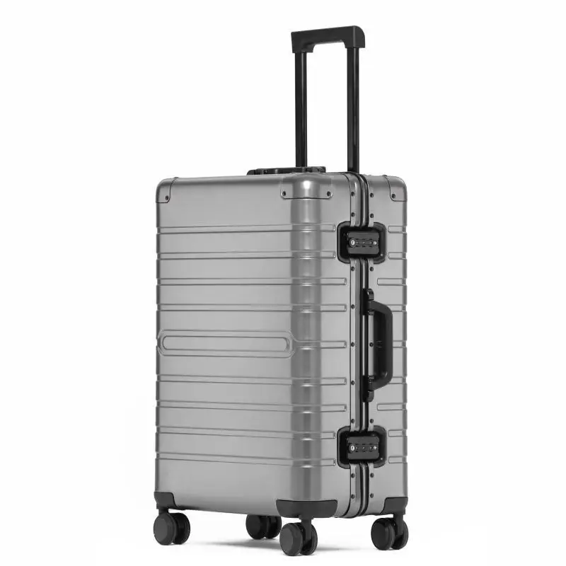 20/24/28 дюймов Высокое качество ABS+ PC Сумки на колёсиках Чемодан легкий путешествия чемодан на колесиках чемодан интернат - Цвет: gray suitcase