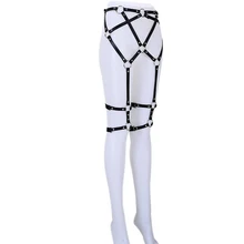 Женский готический панк кожаный ремень-подвязка талия бедра кольца ремни