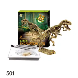 Динозавр Fossil Dig Kit Палеонтологический научный набор копания блок, инструменты для раскопок-веселые и образовательные