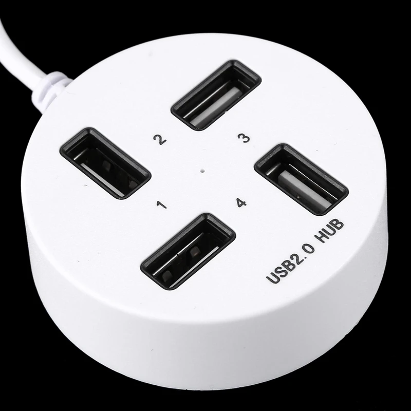 Usb2.0 концентратор один для четырех usb-портов круглый usb-хаб разветвитель