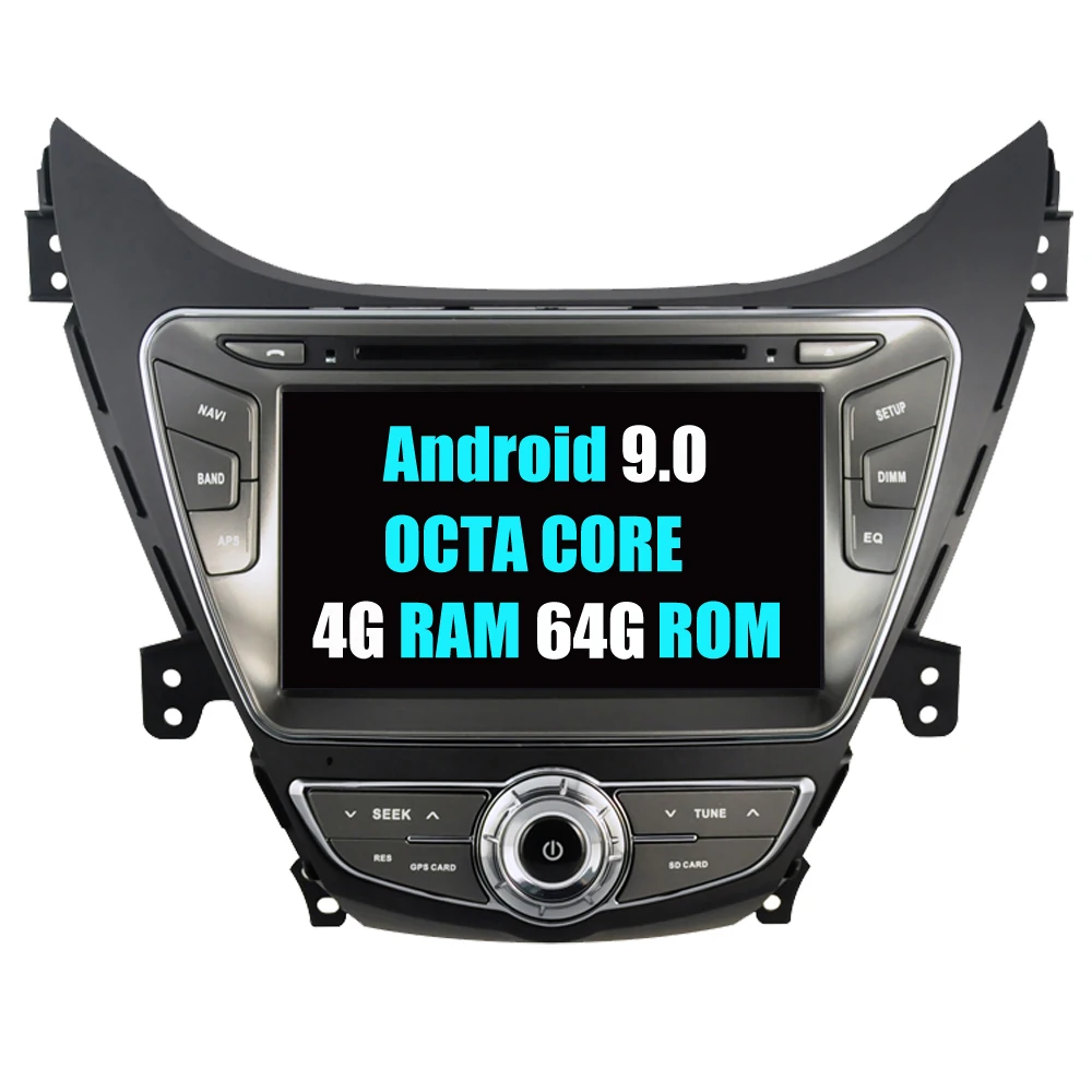 Flash Deal RoverOne For Hyundai Elantra Avante I35 2010 - 2013 Android 9.0 Autoradio Car Multimedia Player DVD GPS Navigation Head Unit 2