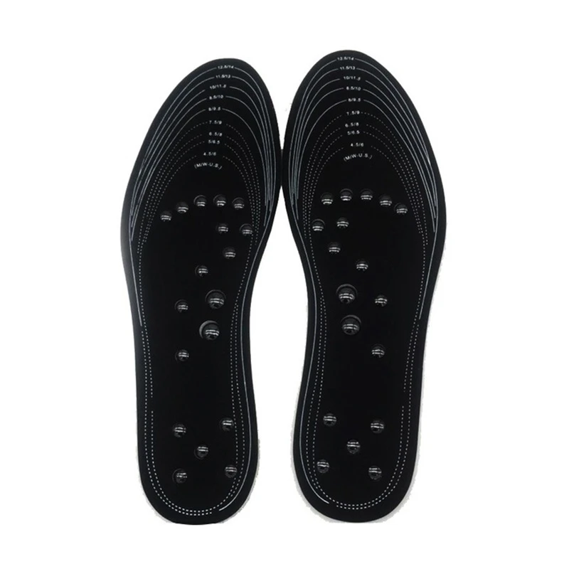 

Magnetic Therapy Health Massage Insole Withe Silicone Anti-fatigue Health Care Massage Insoles unisex 1 Pair