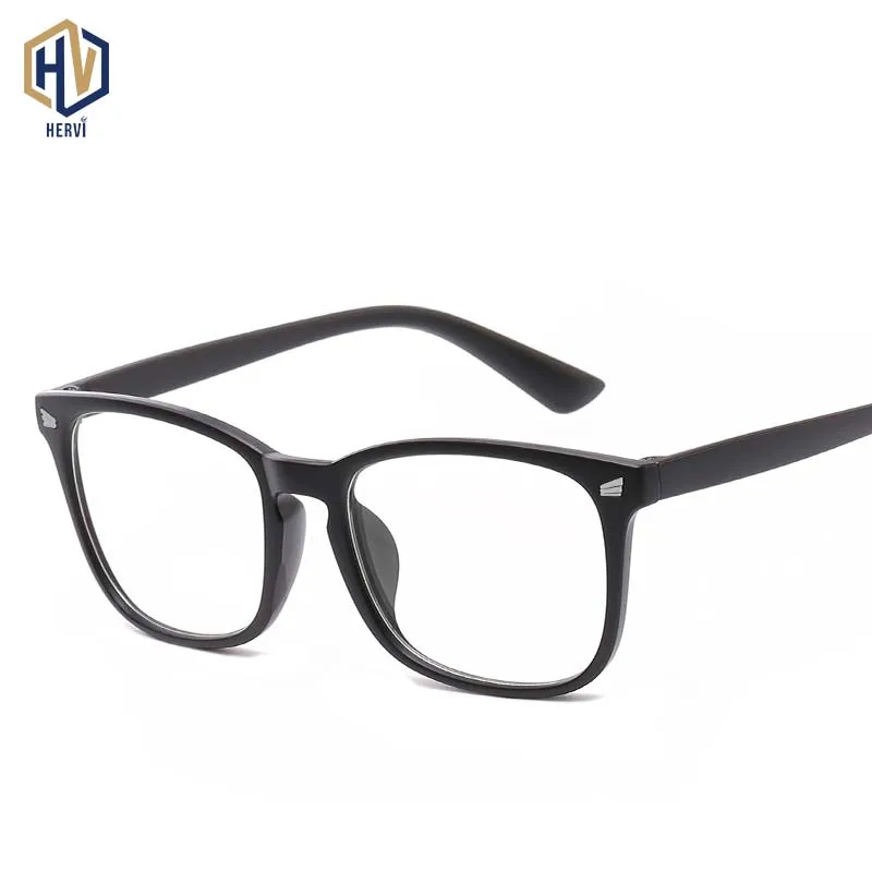 

Men Square Glasses Frame Retro Women PC High Quality Rice-nail Eyeglasses Frames Two Tone Frames Spectacles