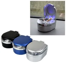 Car Interior Accessories Convenient and Practical Fashionable Appearance Design Vehicle Ashtray Holder with LED fashionable men s briefcase with zippers and black colour design