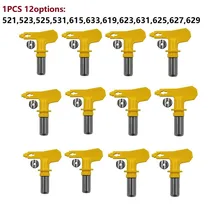 Embout de pistolet de pulvérisation sans air, 12 Types, utile, acier au tungstène réversible, outil de jardinage domestique