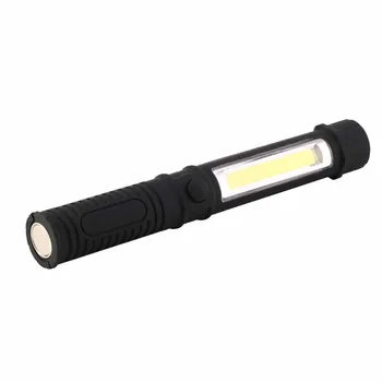 

Multifunction COB LED Mini Pen Light Inspection Work Flashlight Torch Lamp With Magnet Bottom and Clip Black / Red / Blue