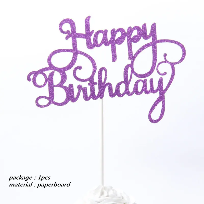 Хит, 3 шт., топпер для торта, открытка с надписью Love Happy, акриловые украшения для кексов, принадлежности для торта на день рождения, Золотая, серебряная палочка для выпечки, семейные вечерние - Цвет: number  3