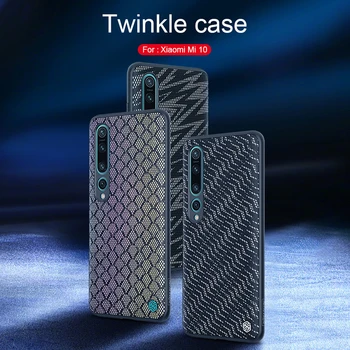 

For Xiaomi Mi 10 Pro Case NILLKIN Twinkle Reflective Case TPU Frame PC Bottom Shell Back Cover For Xiaomi Mi 10