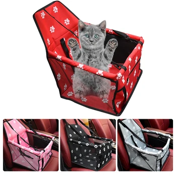 

Dog Car Carrier Seat Cover Travel Mat Folding Hammock Pet Carriers Bag Carrying For Dogs Cats Transportin Pet Basket Waterproof
