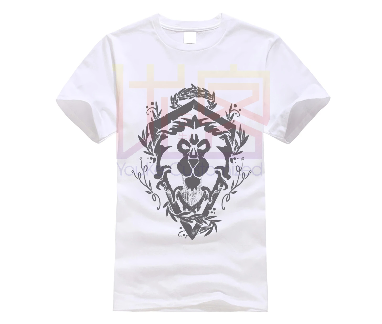 Мужская футболка с карманом для геймеров World of Warcraft Alliance Lion Crest | одежда