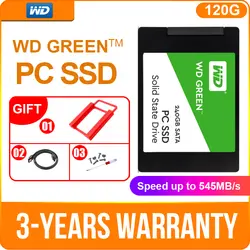 Западный цифровой WD SSD экологичный ПК 120 ГБ 240 ГБ Внутренний твердотельный накопитель ноутбук внутренний Sabit жесткий диск SATA 6 ГБ/сек. для