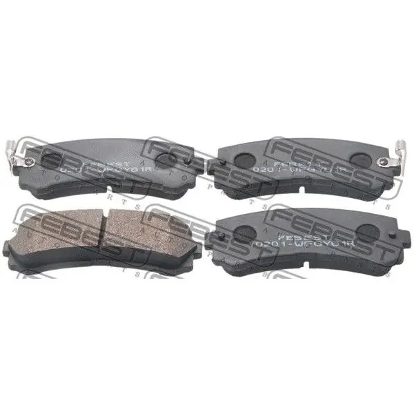 Колодки дисковые задние Nissan Patrol GR Y61 97-10 FEBEST 0201-W