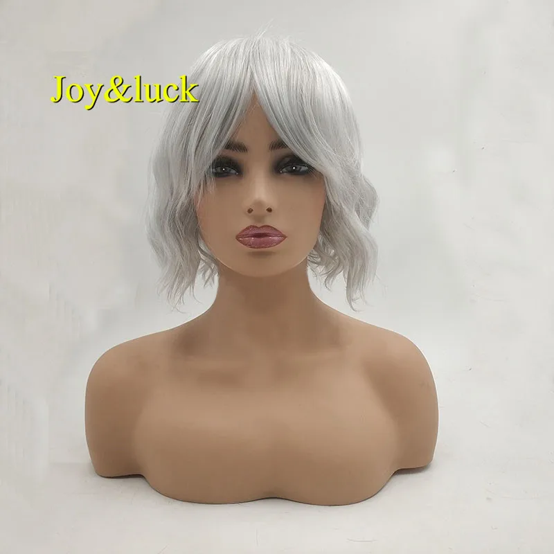 Женский синтетический парик для косплея Joy &amp luck короткий кудрявый