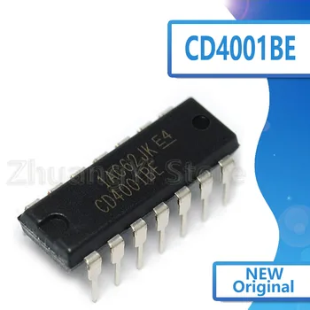 

10pcs/lot CD4001BE DIP14 CD4001 DIP 4001BE DIP-14 new and original IC