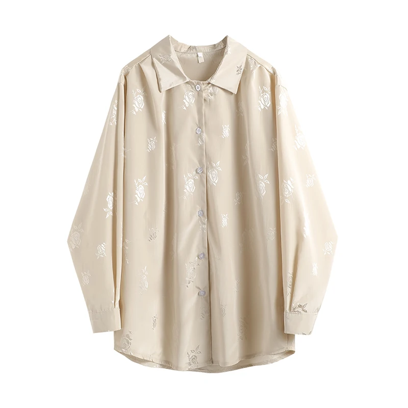 

women 2020 new autumn French black long-sleeved women's top retro loose.Chiffon Bottom Shirt loose shirt blusas femininas