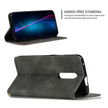 

High Quality Phone Case For OnePlus 7 Pro Business Flip Retro PU Leather Magnetic Wallet Stand Cover For OnePlus 6T 7 Cases