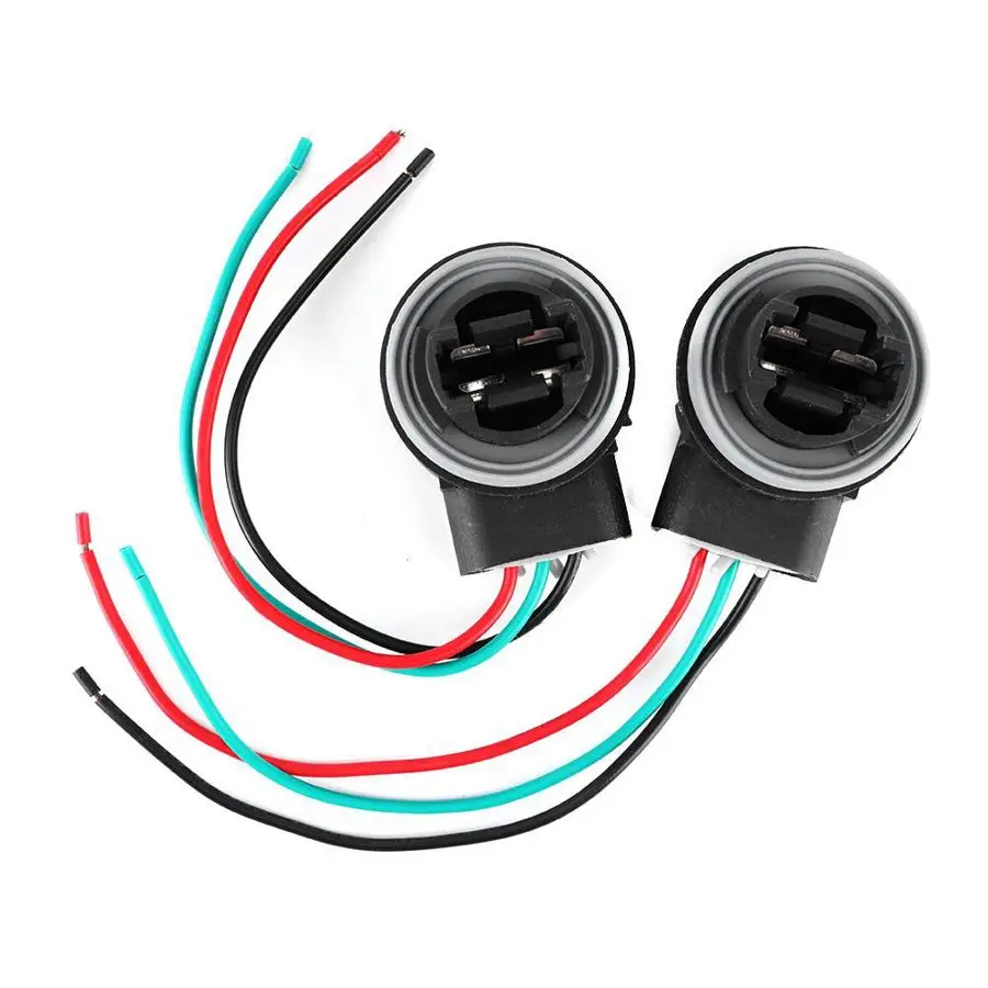 2 шт. 3157LED переходник для шлейки проводов лампы 3057 3155 4057 4157 3056 4156 | Автомобили и
