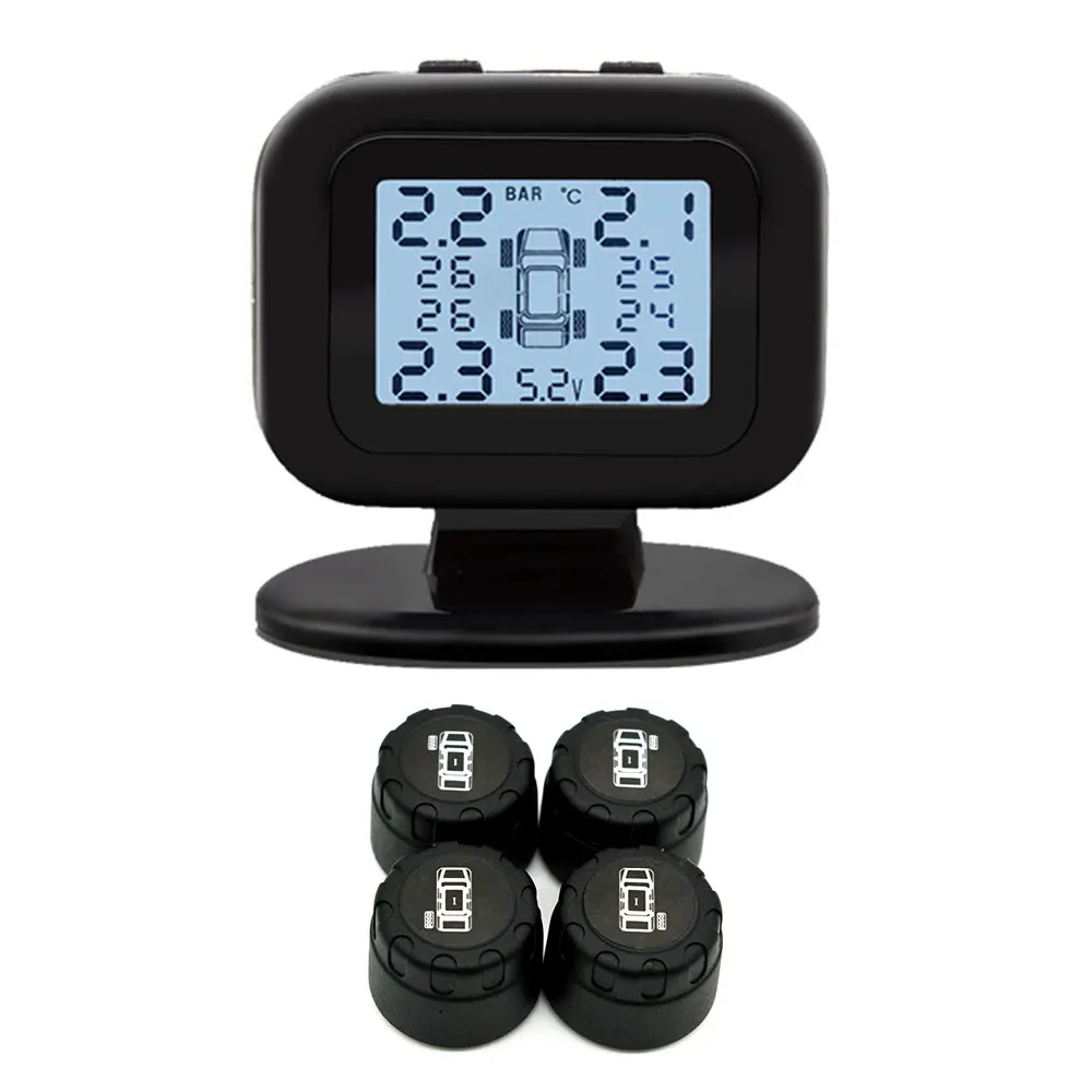 TPMS монитор шин Tmps манометр система контроля давления в шинах универсальная высокотемпературная сигнализация USB монитор давления в шинах