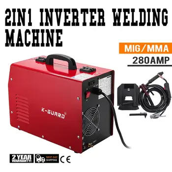 Online MIG 280A IGBT Inverter Welder MIG&MMA 2 In 1 Portable Welding Machine