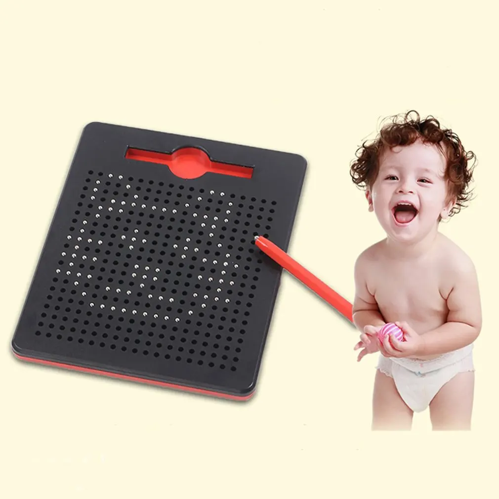

Alphanumeric Magnetic Drawing Board Plastic Steel Ball Magnetic Drawing Board Puzzle Creative Drawing Board Children'S Toys