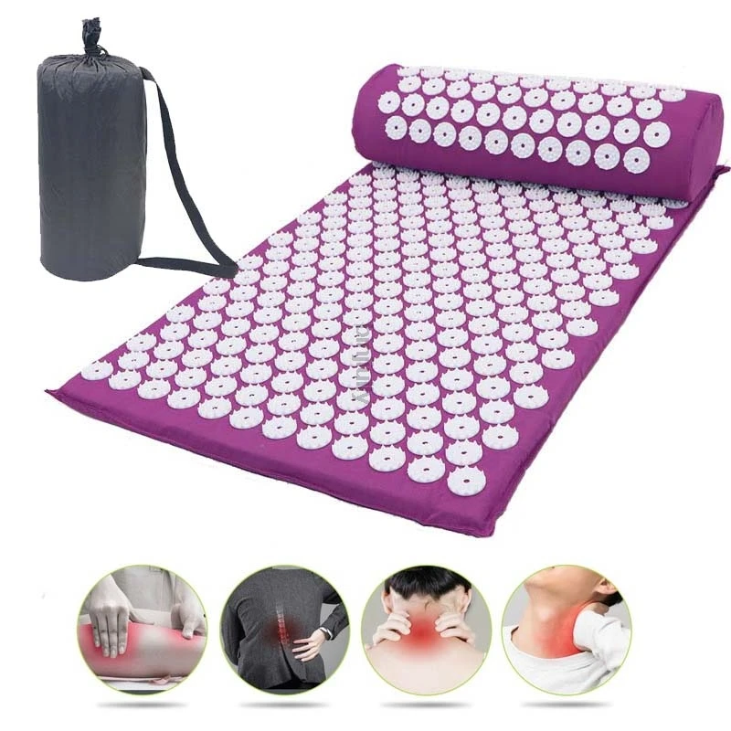 

Drop Shipping Massage Mat with Needles Head Neck Back Foot Massage Pad Spike Cushion Shakti Mat Pillow Massage & Relaxation