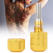 Иглы для татуировки ручка сплав Противоскользящий самоблокирующийся захват машины татуировки принадлежности для татуировки искусство тела инструменты комплект тату-машинки