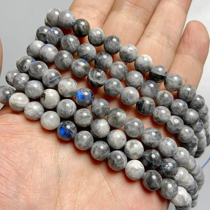 10 mm Perle di ossidiana nera sfuse rotonda 6 mm perline perle in pietra naturale per fare gioielli 4 mm 8 mm 12 mm 14 mm Black 14 mm 