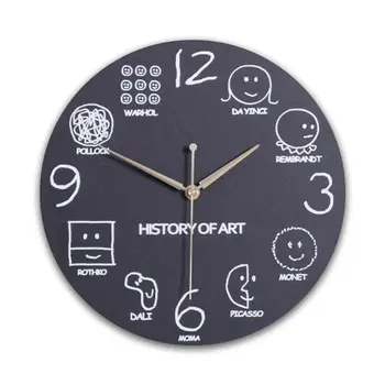 

Mathematics Chalkboard Geek Wall Educational Clock
