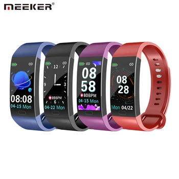 

Meeker Smart Bracelet 1.14 HD Screen Heart Rate Fitness Smart Band IP67 Waterproof Bluetooth Sport SmartBand